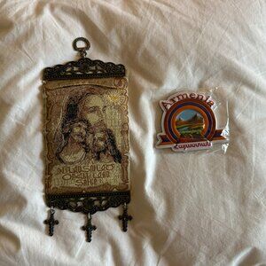 NEW Armenia Refrigerator Magnet & Jesus Wall Hanging - Travel Souvenirs